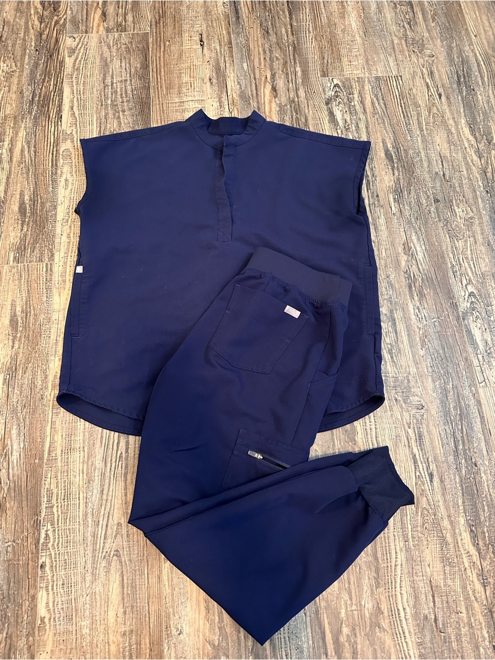 Figs Navy Women's Jogger Scrub Pants